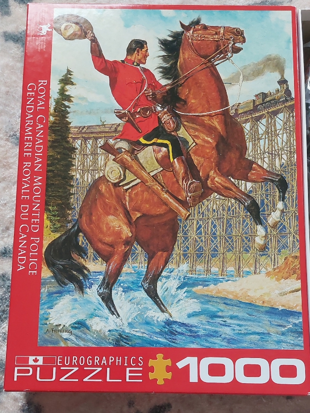 1000pc Puzzle Royal Canadian Mounted Police RCMP Complete